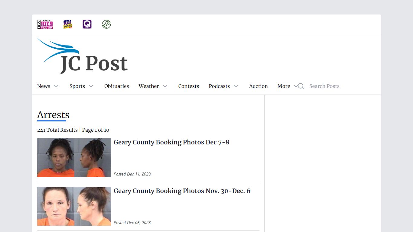arrests | JC Post